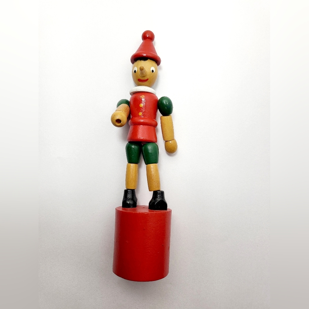 🕳️Wood Collapsible Pinnochio VINTAGE